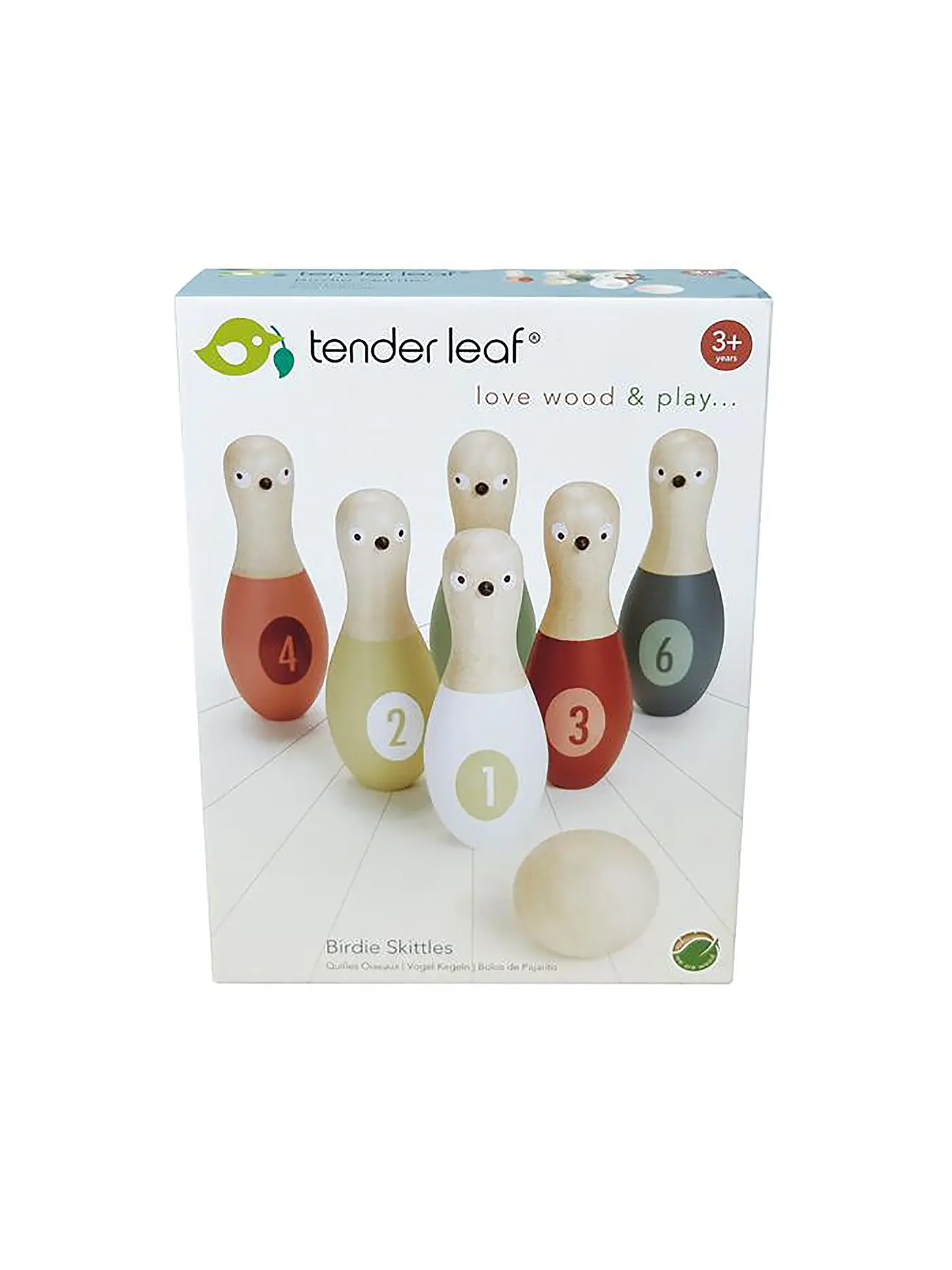 TENDER LEAF TOYS | Kegel Set - Kegeln Vogel | 